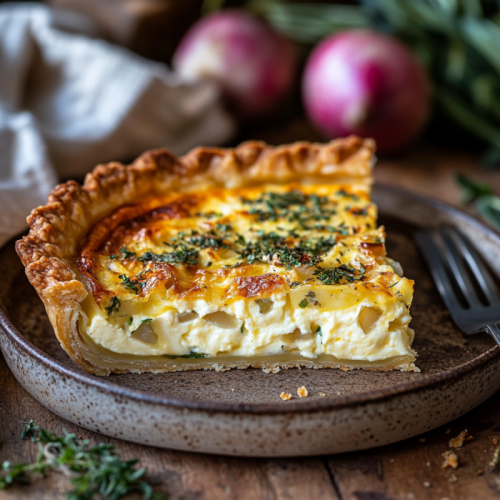 Fluffy Turnip Quiche