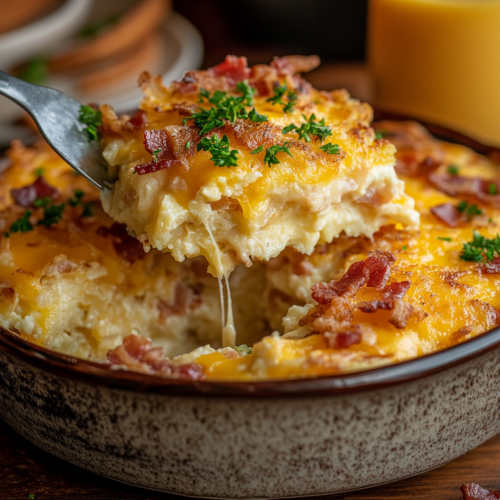 Effortless Cooking with Cheesy Amish Breakfast Casserole Recipe