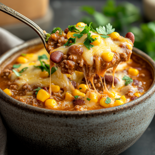 Easy Slow Cooker Cowboy Casserole Recipe