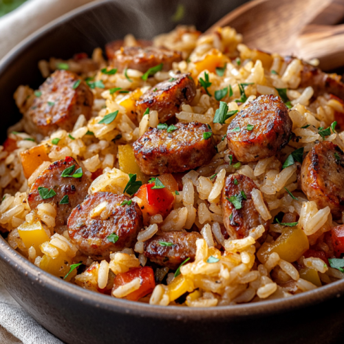 Delicious Sausage and Rice Recipe – Quick & Hearty Meal