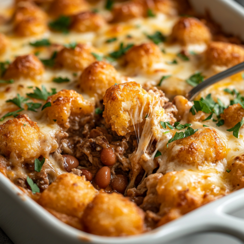 Cowboy Tater Tot Casserole
