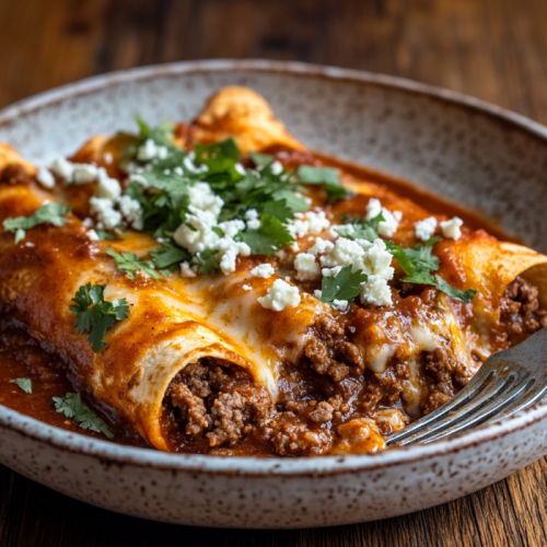 Ground Beef Enchiladas Recipe