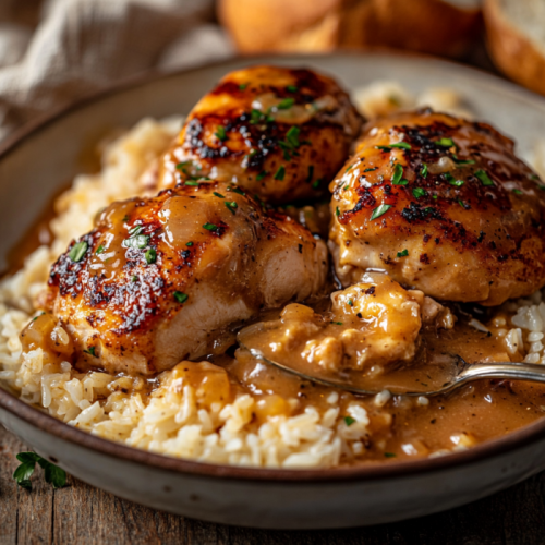 Smothered Chicken and Rice: A Comforting and Wholesome Meal
