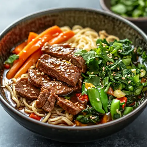 Hoisin Beef Noodles Recipe