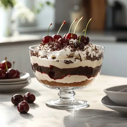 Black Forest Trifle: A Decadent Layered Dessert