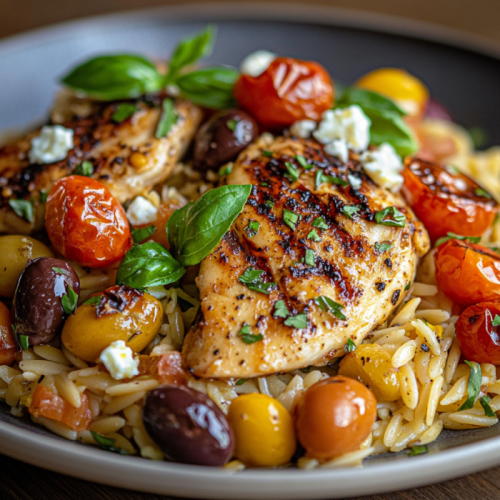Mediterranean Chicken with Orzo: A Wholesome and Flavorful Meal
