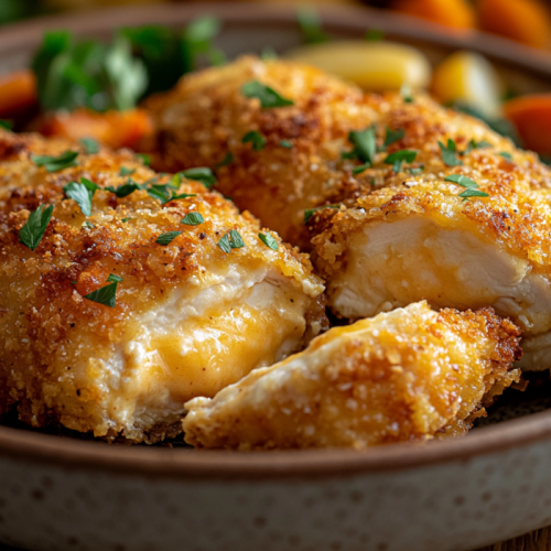 Crispy Cheddar Chicken Recipe