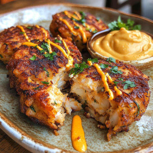 Easy Crab Cakes with Sriracha Aioli