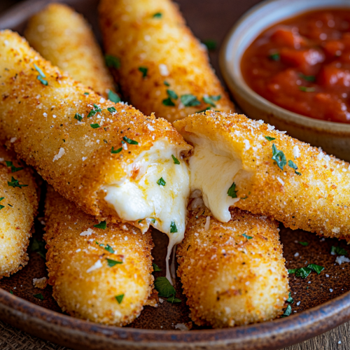 Irresistible Mozzarella Cheese Sticks