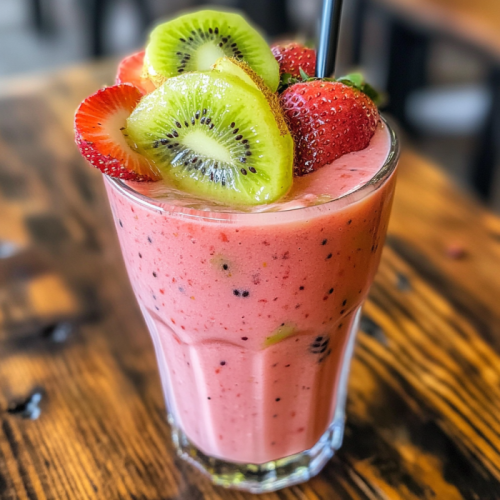 Strawberry Kiwi Smoothie Recipe