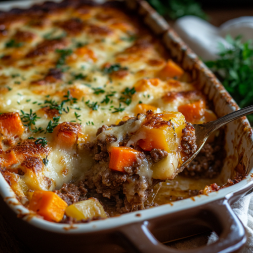 Amish Hamburger with Fall Veggies Bake: A Comforting Harvest Meal