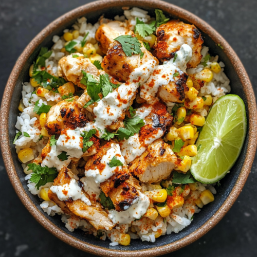 Easy Street Corn Chicken Rice Bowl