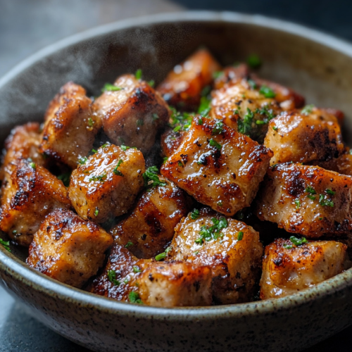 Air Fryer Pork Chop Bites