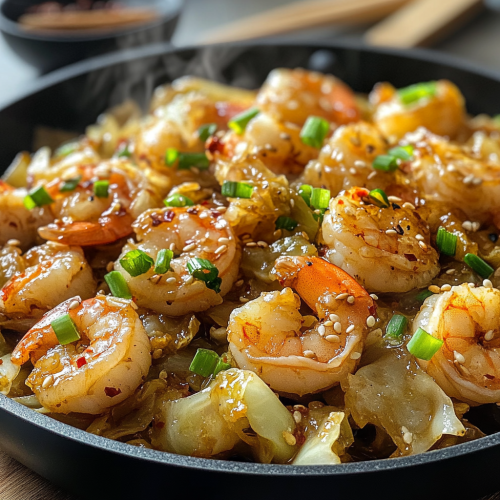 Fried Cabbage With Shrimp – A Quick & Flavorful Dish