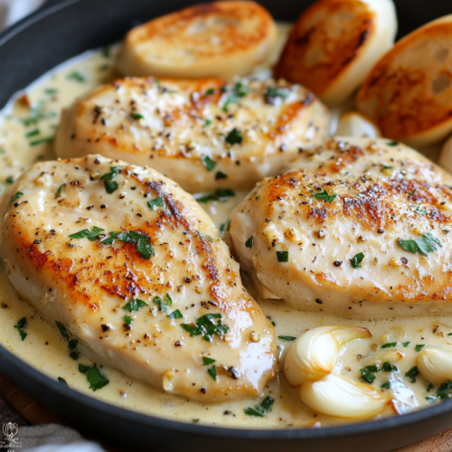 Creamy Garlic Chicken Recipe