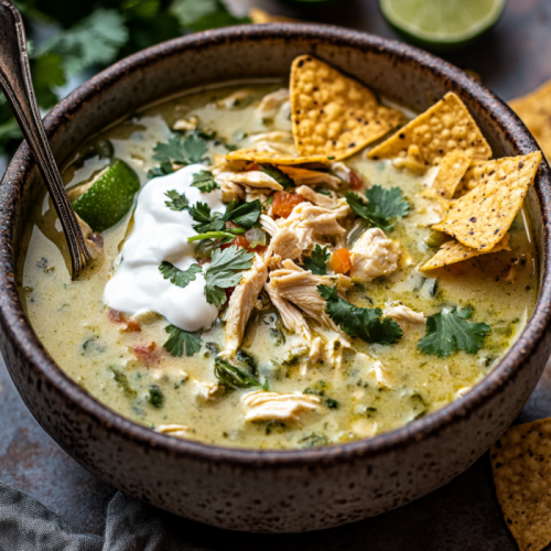Easy Green Enchilada Chicken Soup – Crockpot Recipe
