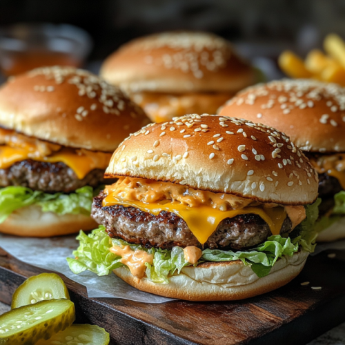 Ultimate Homemade Big Mac Sliders