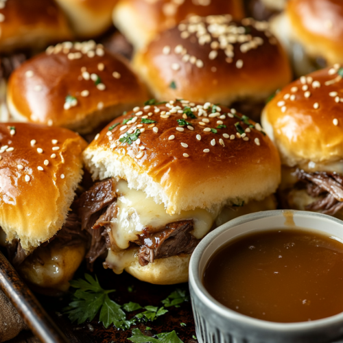 Quick French Dip Sliders