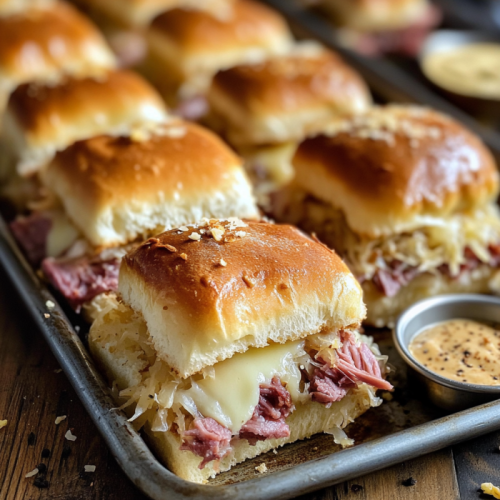 Baked Reuben Sliders Recipe