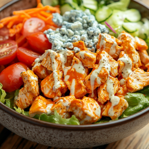 Easy Buffalo Chicken Salad