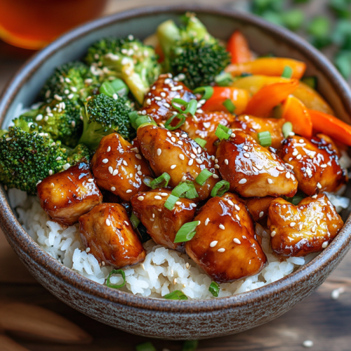Hot Honey Chicken Bowls