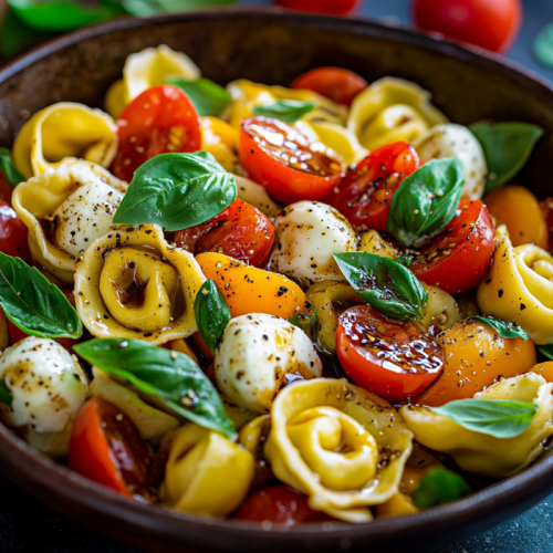 Tortellini Caprese Salad