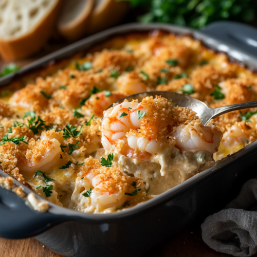 Shrimp Casserole: A Creamy and Flavorful Seafood Delight