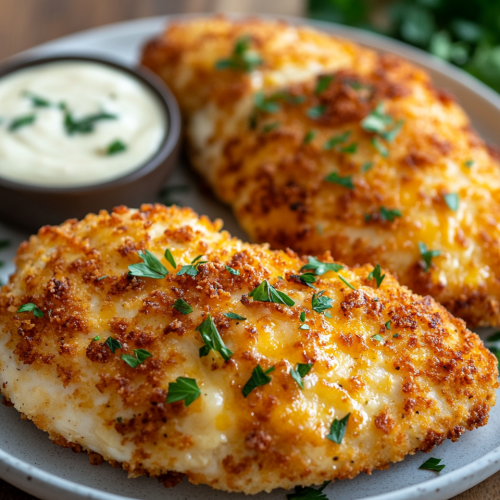 Crispy Cheddar Chicken Recipe