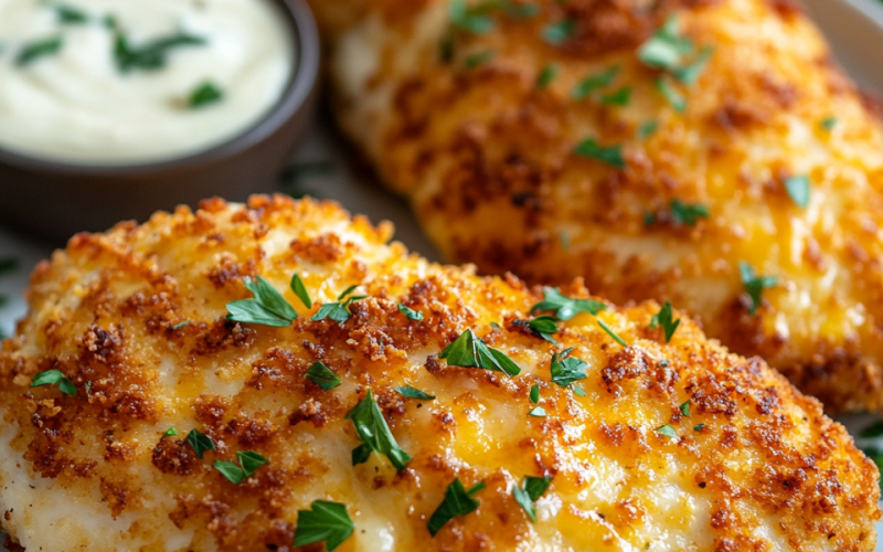 Crispy Cheddar Chicken Recipe