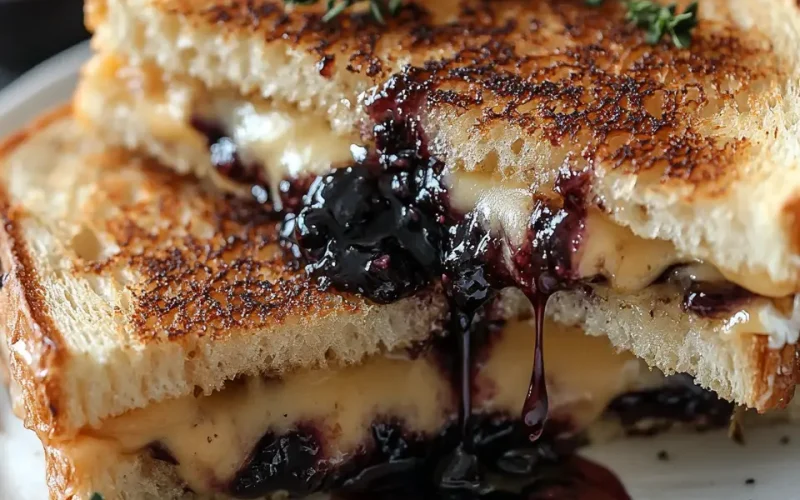 Balsamic Blackberry Bliss Grilled Cheese