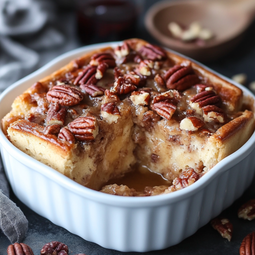 Pecan Pie Bread Pudding