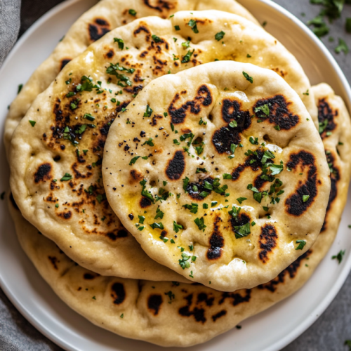 Delicious Sourdough Discard Naan Bread